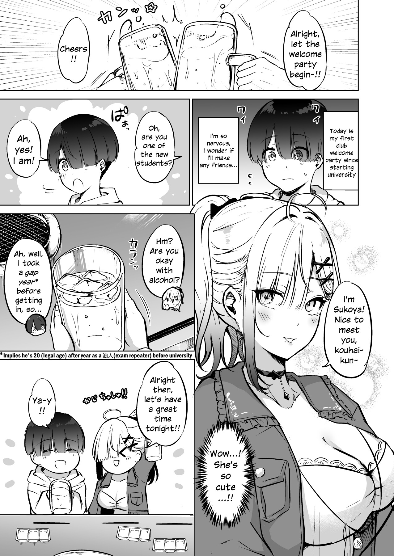 Hentai Manga Comic-Keep Sukoya Company Until She Sobers Up, Okay?-Read-2